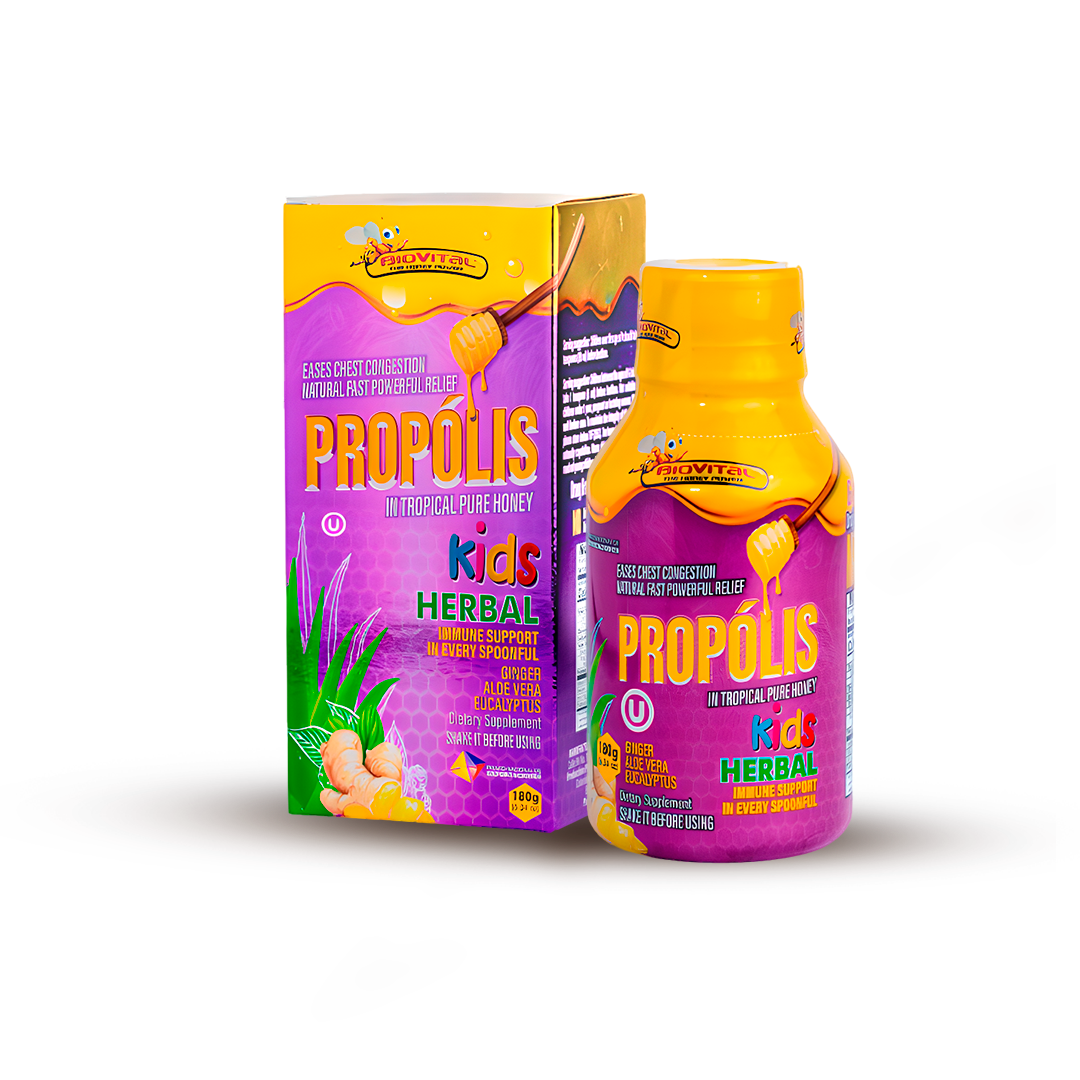 Propolis Kids x 180 g + Propolis Herbal + Caramelos x 3 unds x 40g c/u