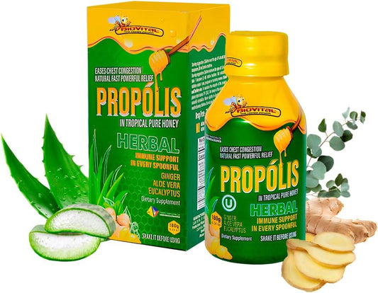 ADULTS - BIOVITAL COUGH SYRUP WITH PROPOLIS & PURE TROPICAL HONEY 180G