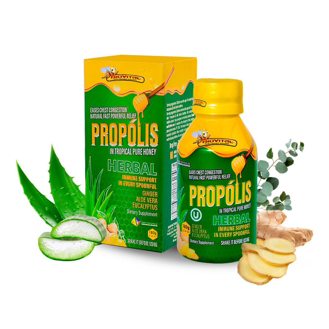 Biovital Propolis in Tropical Pure Herbal Honey x 180 g