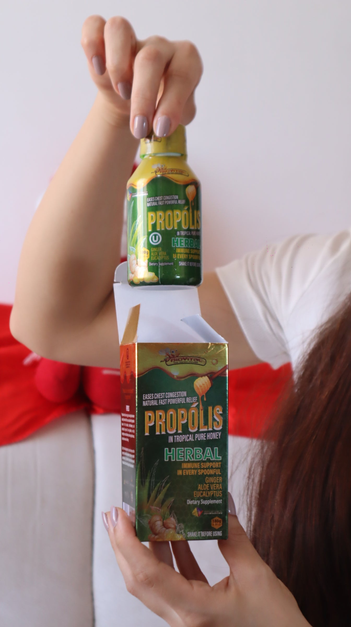 ADULTS - BIOVITAL COUGH SYRUP WITH PROPOLIS & PURE TROPICAL HONEY 180G