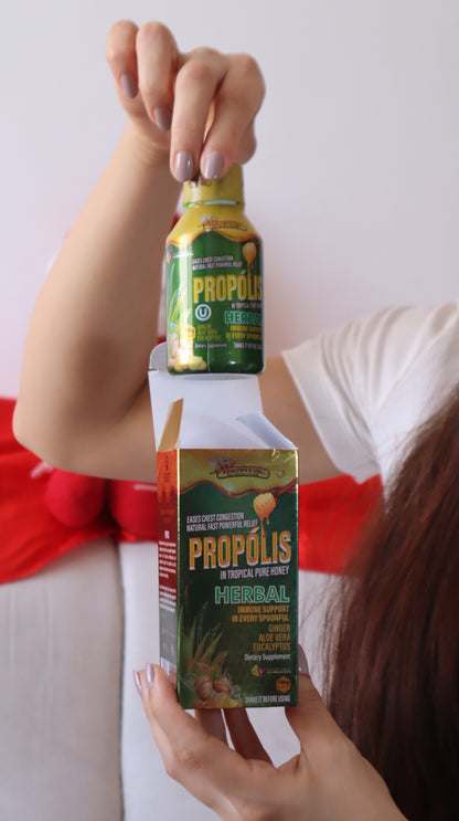 ADULTS - BIOVITAL COUGH SYRUP WITH PROPOLIS & PURE TROPICAL HONEY 180G