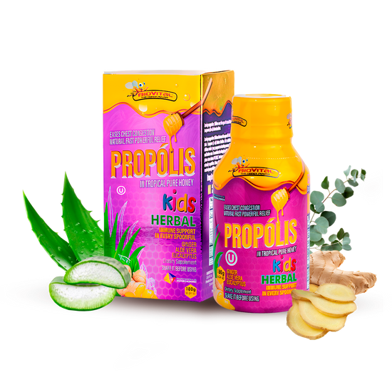 KIDS - BIOVITAL COUGH SYRUP WITH PROPOLIS & PURE TROPICAL HONEY 180G