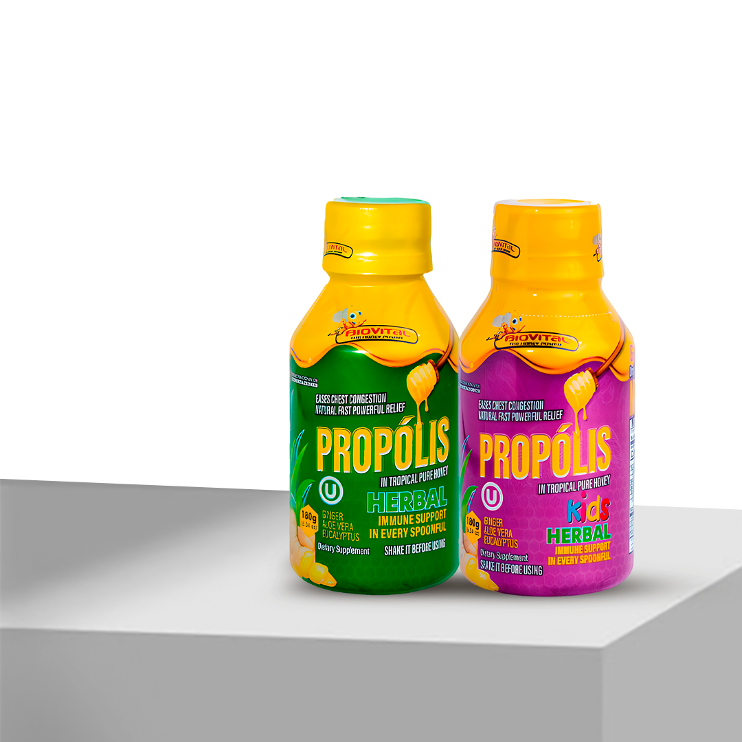 Propolis Kids x 180 g + Propolis Herbal + Caramelos x 3 unds x 40g c/u
