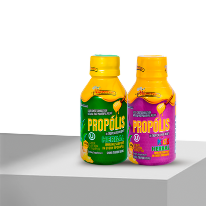 Propolis Kids x 180 g + Propolis Herbal + Caramelos x 3 unds x 40g c/u