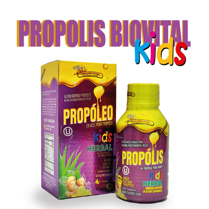 Biovital Propolis In Tropical Pure Honey Kids x 180 g