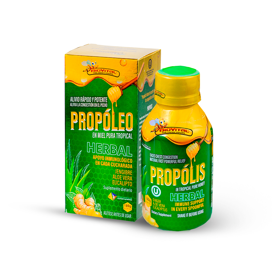 Propolis Kids x 180 g + Propolis Herbal + Caramelos x 3 unds x 40g c/u